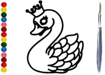 BTS Swan Coloring Book