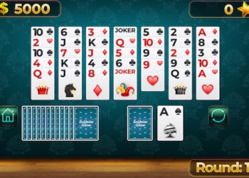 Golf Solitaire: a funny card game