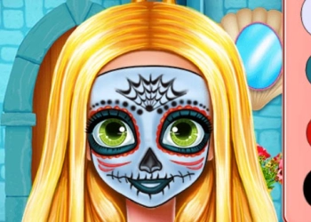 Sisters Halloween Face Paint